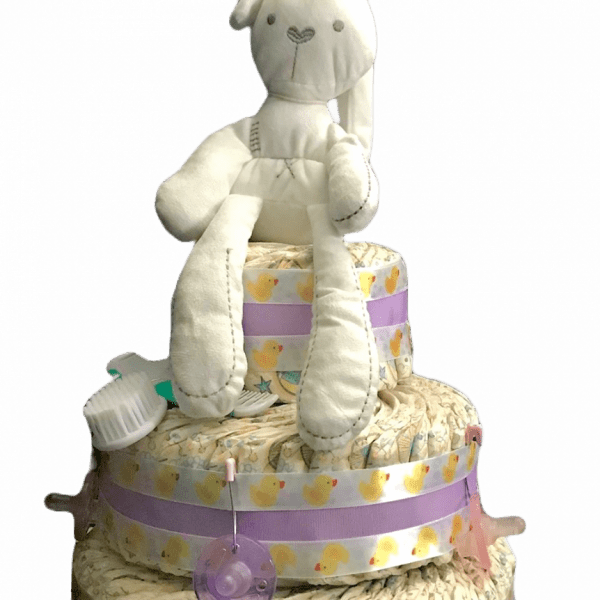 Lil Bunny Foo Foo Baby Shower Diaper Cake