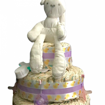 Lil Bunny Foo Foo Baby Shower Diaper Cake